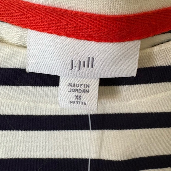 NWT J.Jill striped top, size XSP - Picture 3 of 7